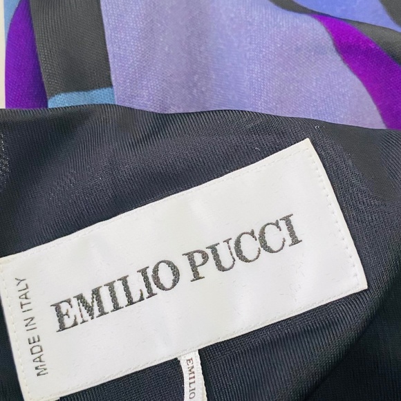 EMILIO PUCCI, Italy, Multi Color Printed Beaded Jersey Dress, 8. - Picture 4 of 6